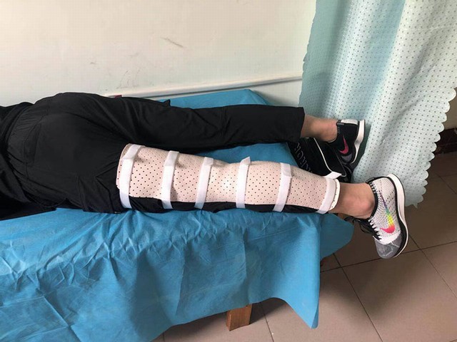 膝关节低温